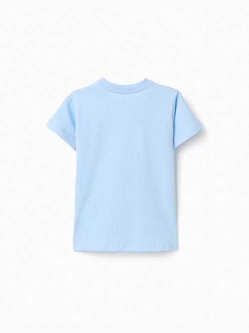 Lot de 2 T-shirts en coton avec imprimés d'été - Kiabi