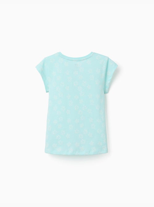 Lot de 2 T-shirts en coton avec imprimés d'été - Kiabi