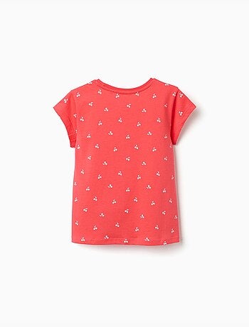 Lot de 2 T-shirts en coton avec imprimés d'été