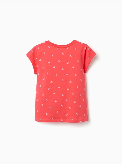 Lot de 2 T-shirts en coton avec imprimés d'été - Kiabi