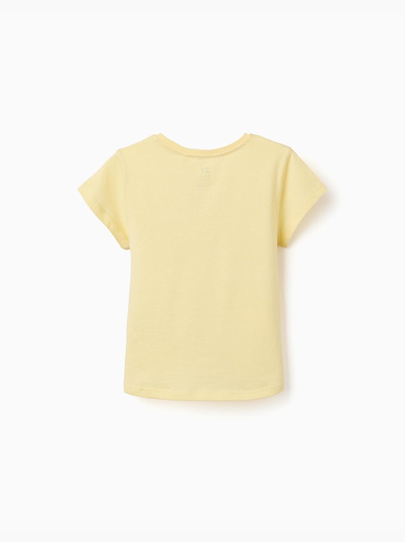 Lot de 2 T-shirts en coton avec imprimés étoiles de mer Jaune clair - Kiabi