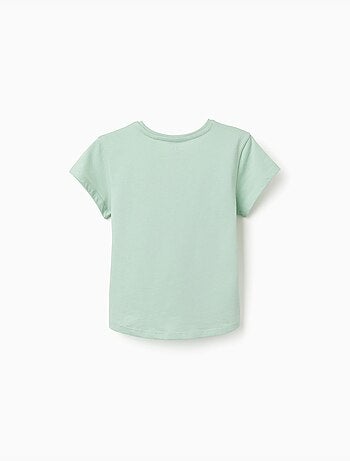 Lot de 2 T-shirts en coton avec imprimé palmiers