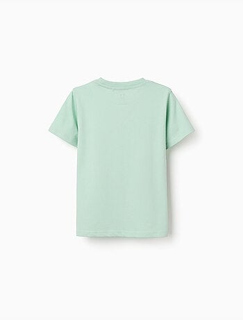 Lot de 2 T-shirts en coton avec imprimés plage