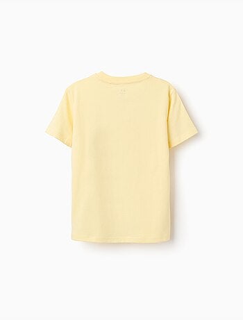 Lot de 2 T-shirts en coton avec imprimés plage