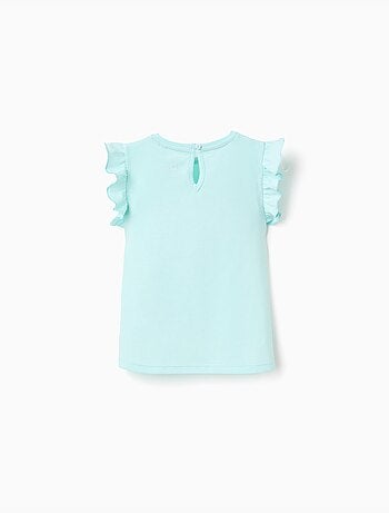 Lot de 2 T-shirts en coton avec motifs d'été