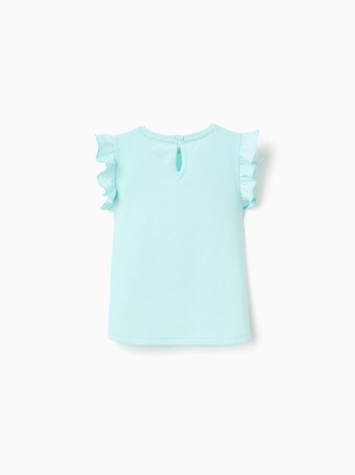 Lot de 2 T-shirts en coton avec motifs d'été - Kiabi