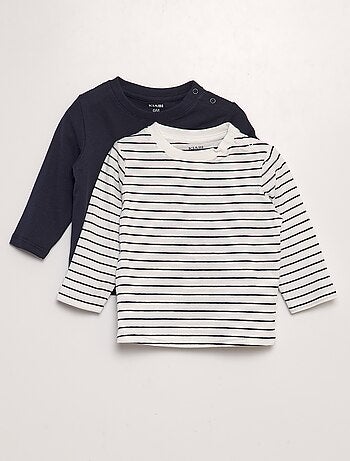 Lot de 2 t-shirts en coton