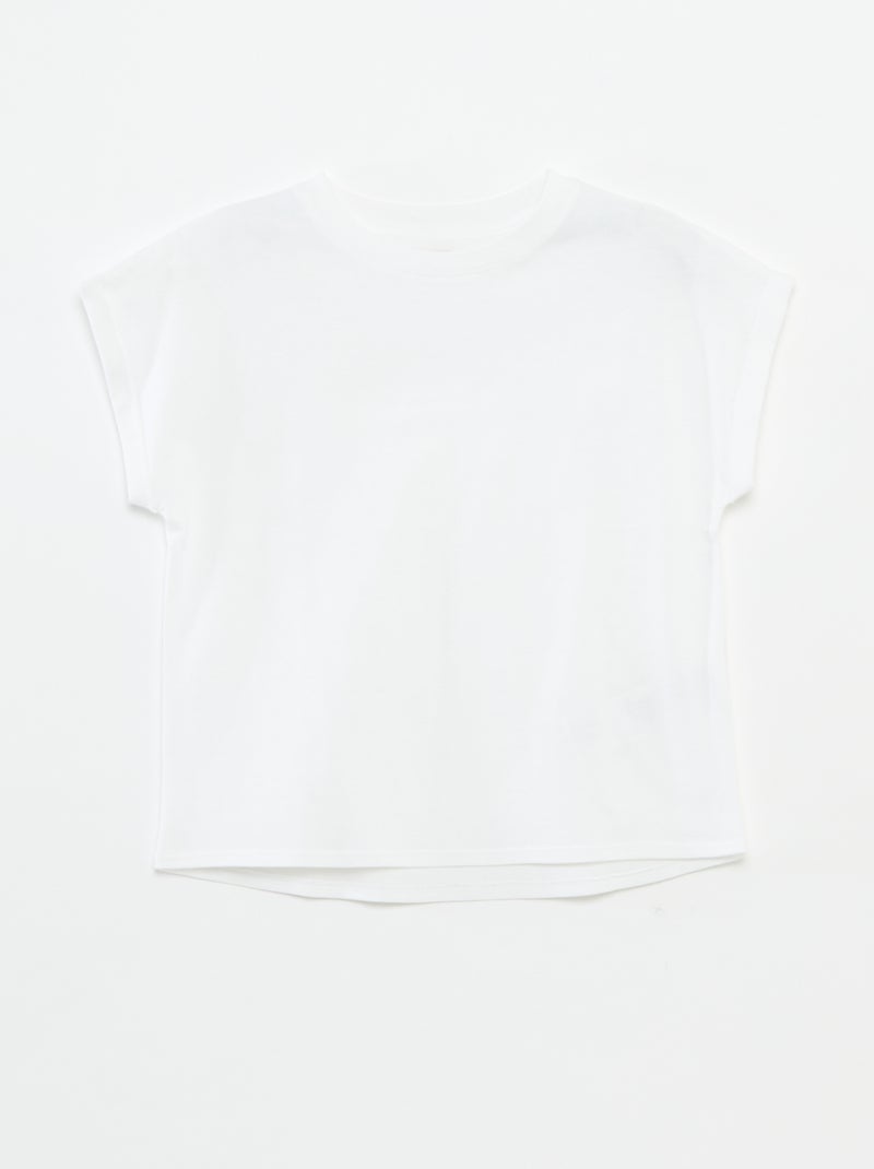 Lot de 2 t-shirts en coton ROSE - Kiabi