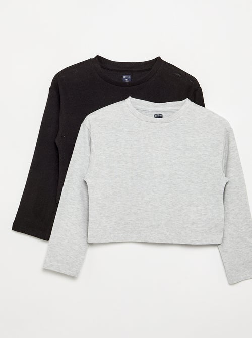 Lot de 2 T-shirts en maille douce - Kiabi