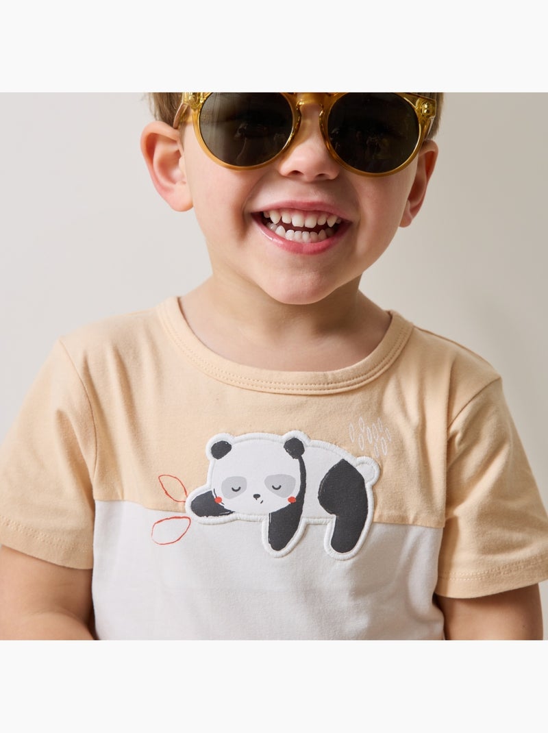 Lot de 2 t-shirts enfant Bento Vert - Kiabi