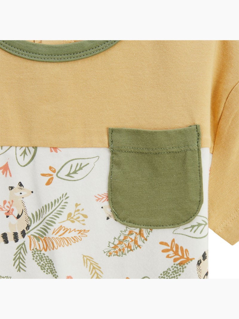 Lot de 2 t-shirts enfant Gabin Vert - Kiabi
