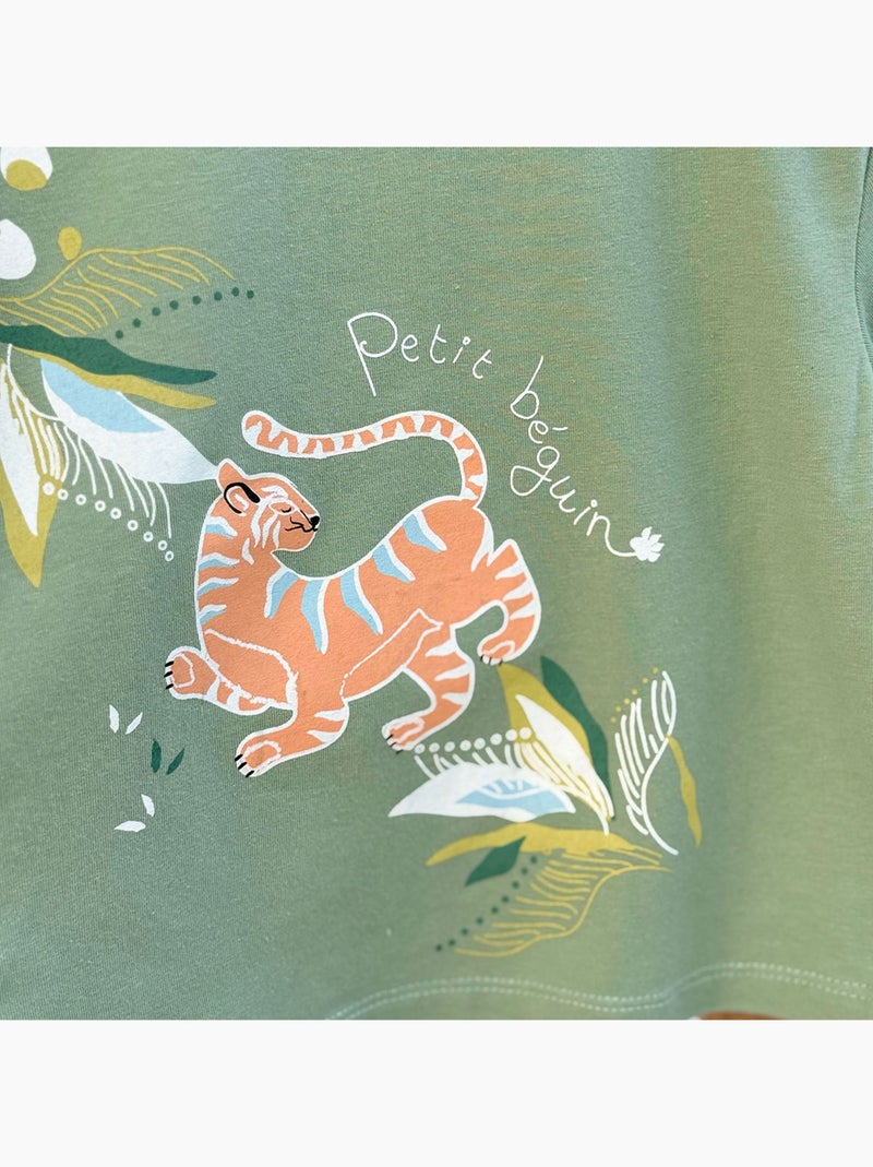 Lot de 2 t-shirts enfant Kanha Vert - Kiabi