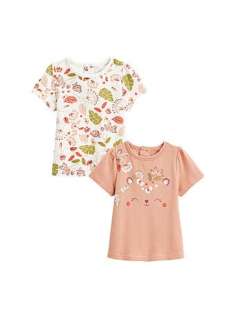 Lot de 2 t-shirts enfant manches courtes Mindanao