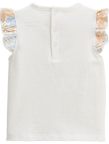 Lot de 2 t-shirts enfant manches courtes Praline