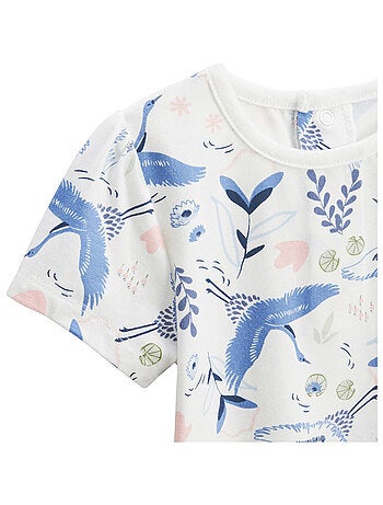 Lot de 2 t-shirts enfant manches courtes Tiana