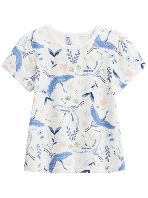 Lot de 2 t-shirts enfant manches courtes Tiana - Kiabi