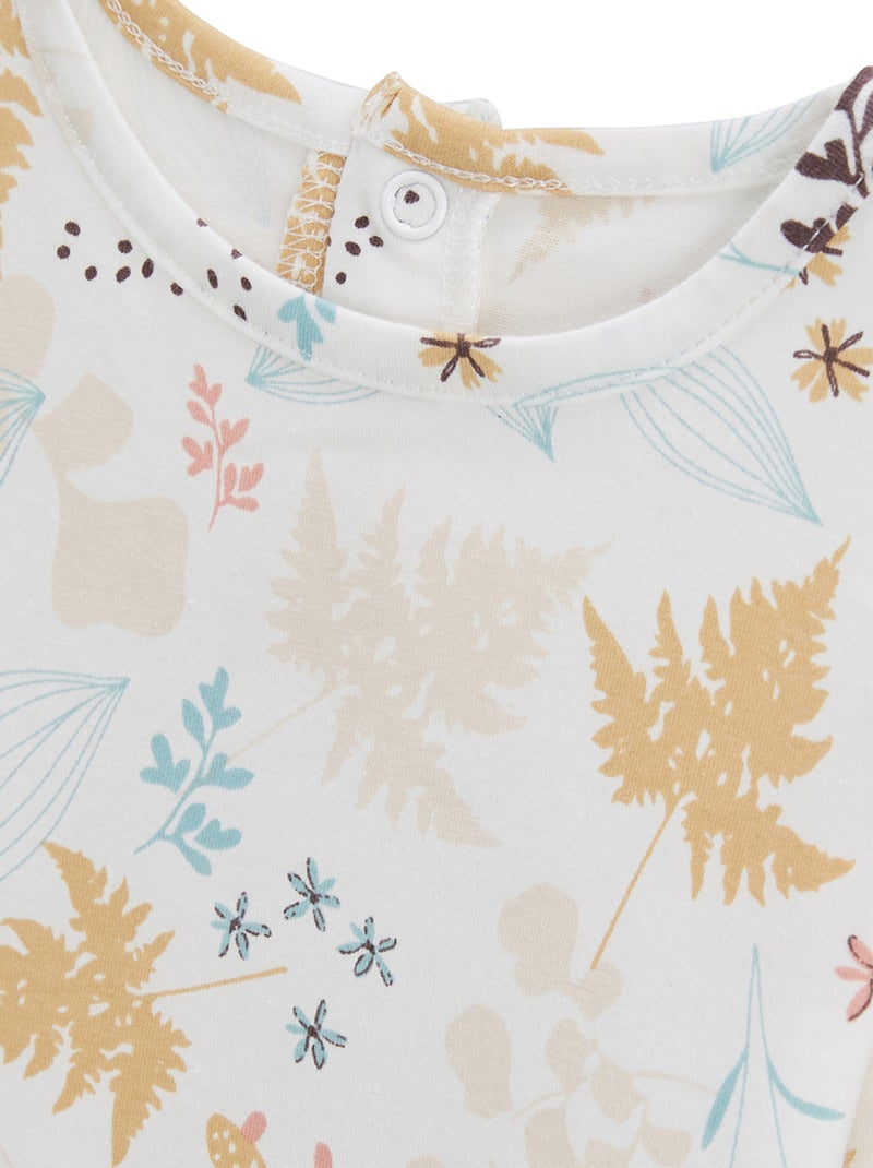 Lot de 2 t-shirts enfant manches longues Bloom Rose - Kiabi