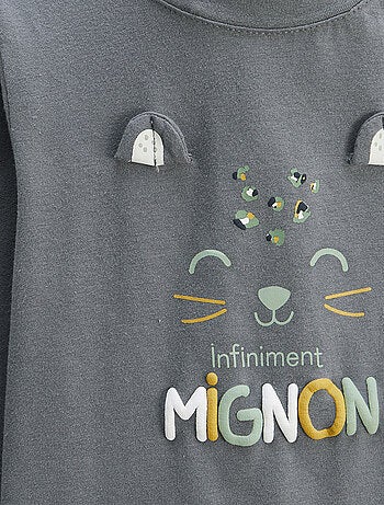 Lot de 2 t-shirts enfant manches longues Boavista