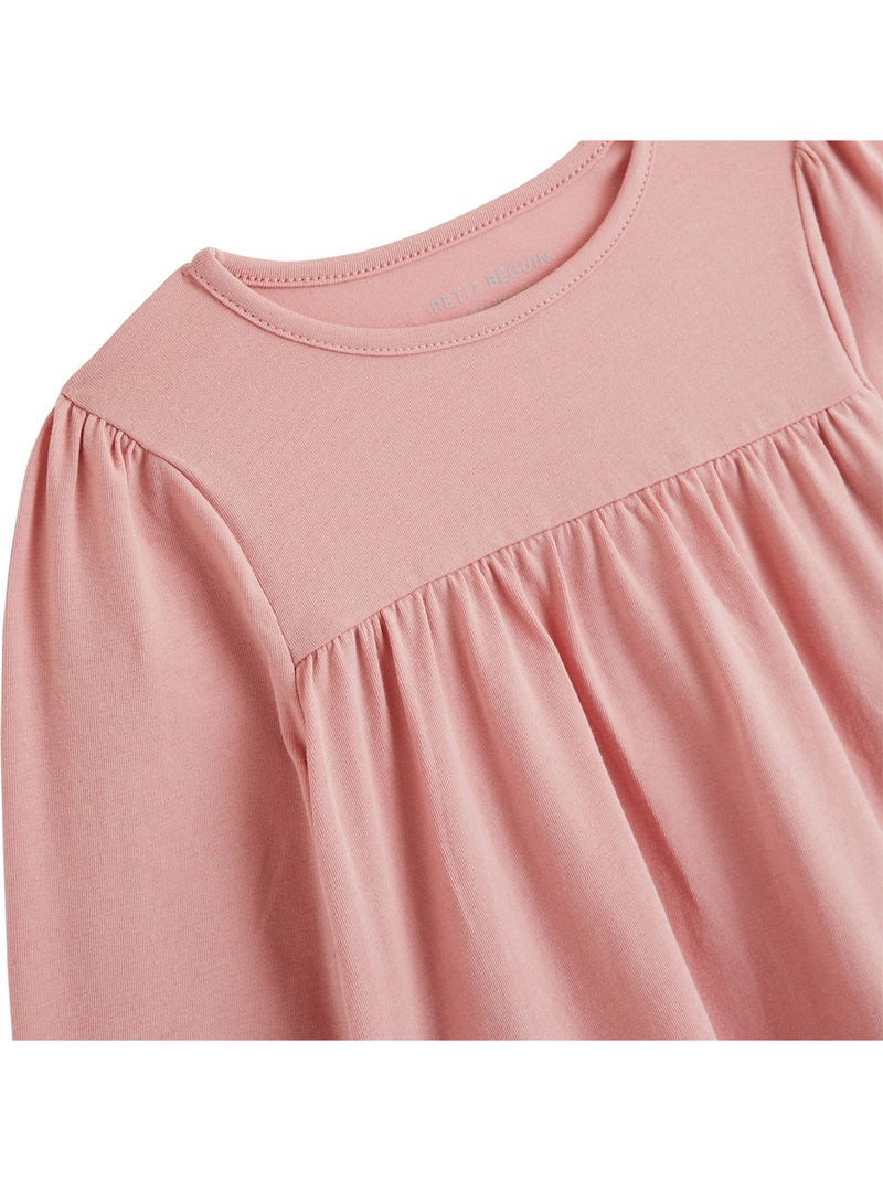Lot de 2 t-shirts enfant manches longues cléo Rose - Kiabi