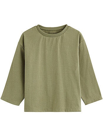 Lot de 2 t-shirts enfant manches longues ginkgo
