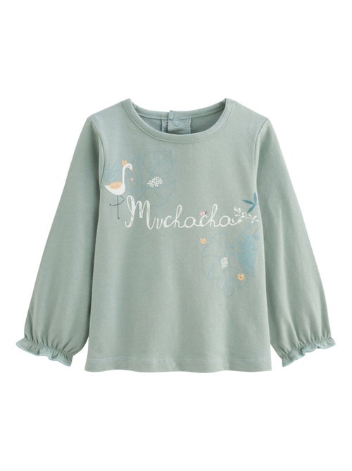 Lot de 2 t-shirts enfant manches longues Holamuchacha - Kiabi