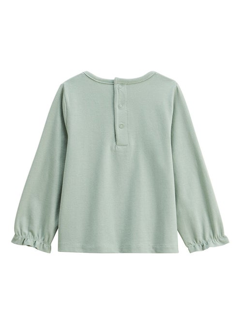 Lot de 2 t-shirts enfant manches longues Lison - Kiabi