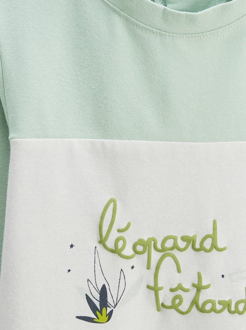 Lot de 2 t-shirts enfant manches longues Oscar - Kiabi