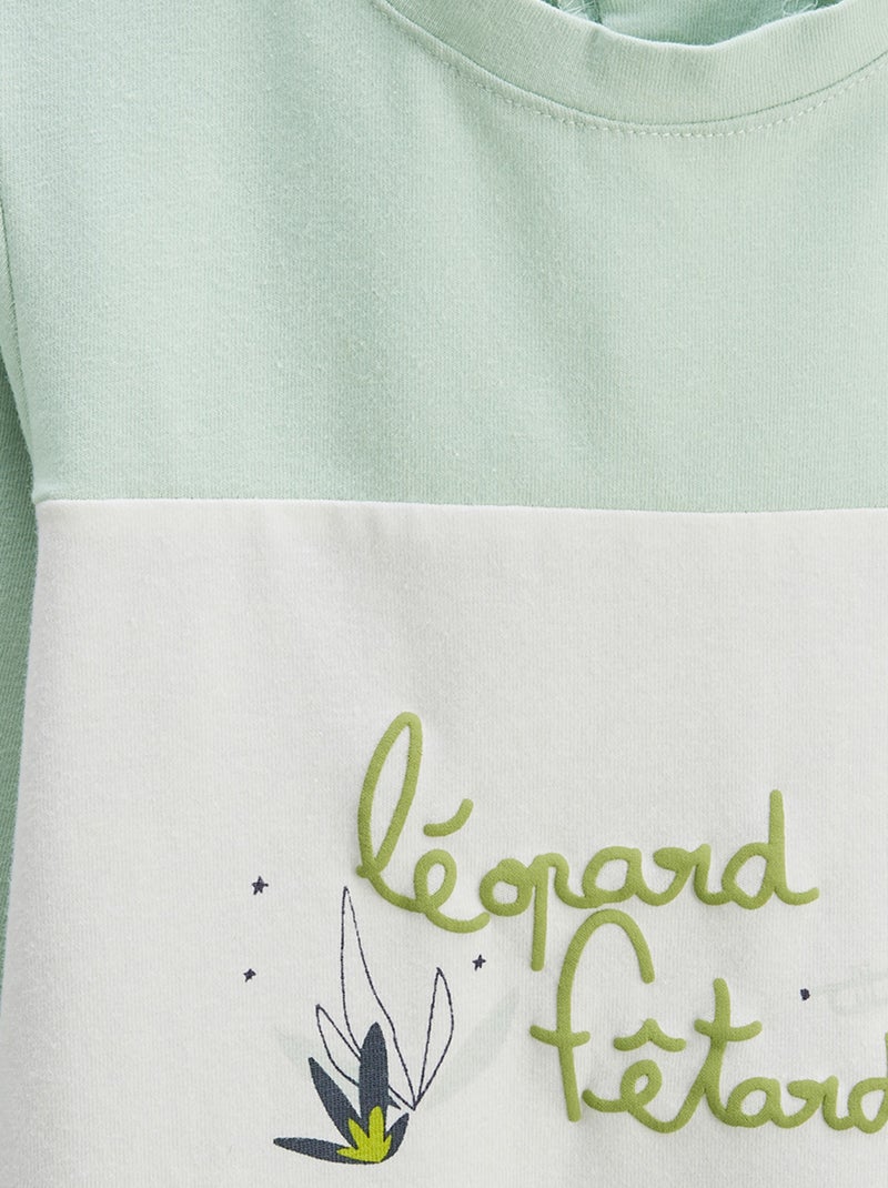 Lot de 2 t-shirts enfant manches longues Oscar Bleu - Kiabi