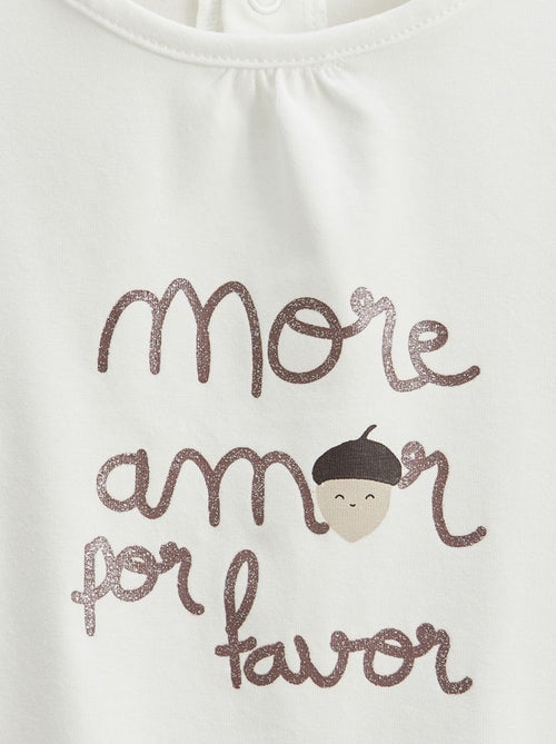 Lot de 2 t-shirts enfant manches longues Sora - Kiabi