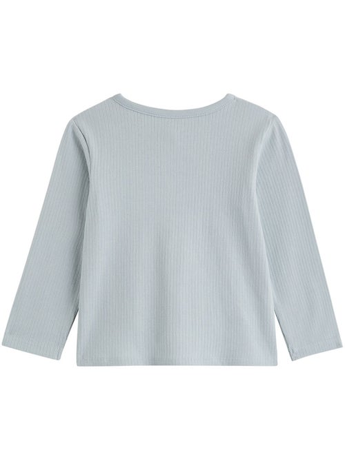Lot de 2 t-shirts enfant manches longues voix lactée - Kiabi
