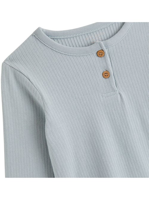 Lot de 2 t-shirts enfant manches longues voix lactée - Kiabi