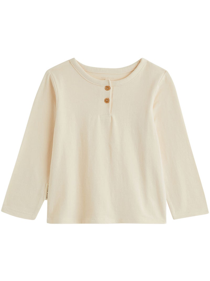 Lot de 2 t-shirts enfant manches longues voix lactée Bleu - Kiabi