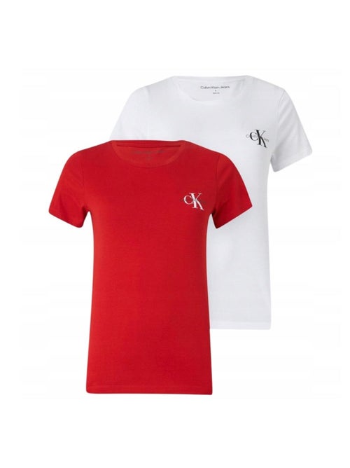 Lot de 2 T-shirts Femme Calvin Klein Jeans - Kiabi