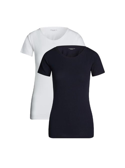 Lot de 2 T-shirts  Femme Tommy Hilfiger Sky - Kiabi
