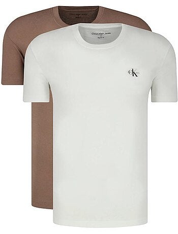 Lot de 2 T-shirts Homme Calvin Klein Jeans