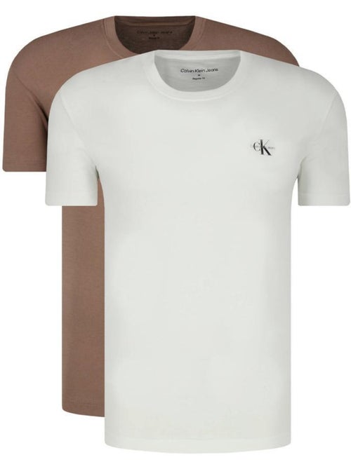 Lot de 2 T-shirts Homme Calvin Klein Jeans - Kiabi