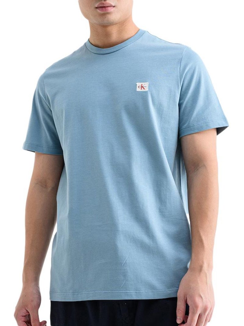 Lot de 2 T-shirts Homme Calvin Klein Jeans Gris Argenté - Kiabi