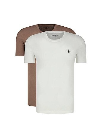 Lot de 2 T-shirts Homme Calvin Klein Jeans Monologo