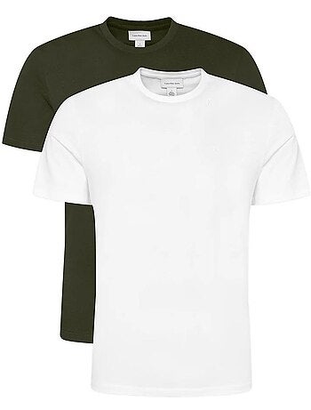 Lot de 2 t-shirts homme calvin klein jeans