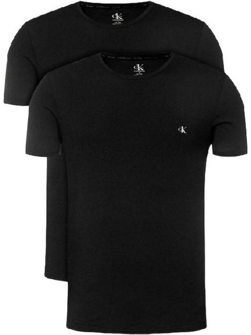 Lot de 2 T-shirts Homme Calvin Klein Noir - Kiabi