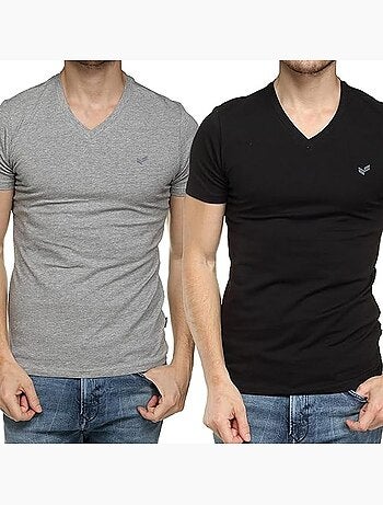 Lot de 2 T-Shirts Homme Kaporal