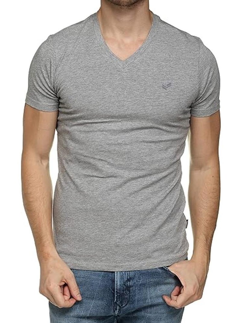 Lot de 2 T-Shirts Homme Kaporal Gris Argenté - Kiabi