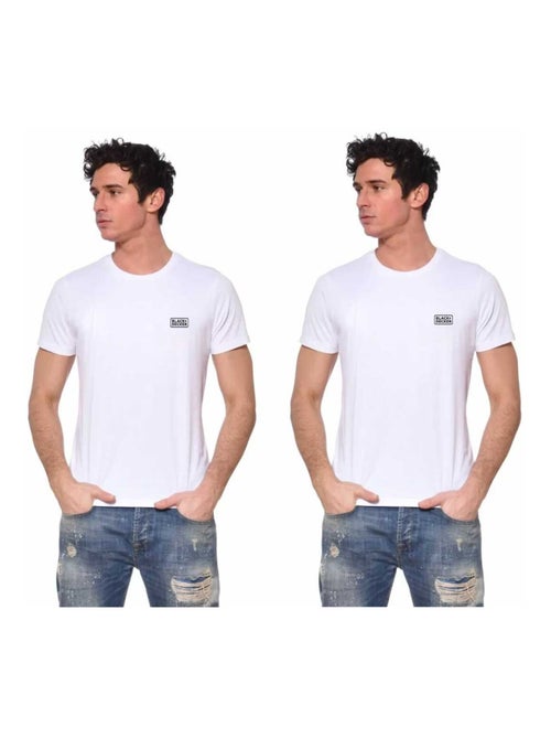 Lot de 2 t-shirts homme manches courtes en coton 140gr/m² Black & Decker - Kiabi
