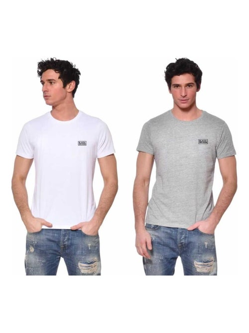 Lot de 2 t-shirts homme manches courtes en coton 140gr/m² Black & Decker - Kiabi