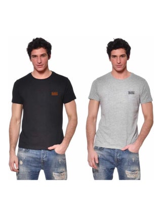 Lot de 2 t-shirts homme manches courtes en coton 140gr/m² Black & Decker