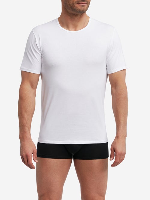 Lot de 2 t-shirts homme thermorégulateur coton col rond Sport - Kiabi