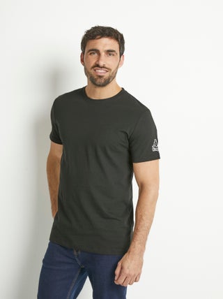 Lot de 2 T-shirts logo avec col rond
