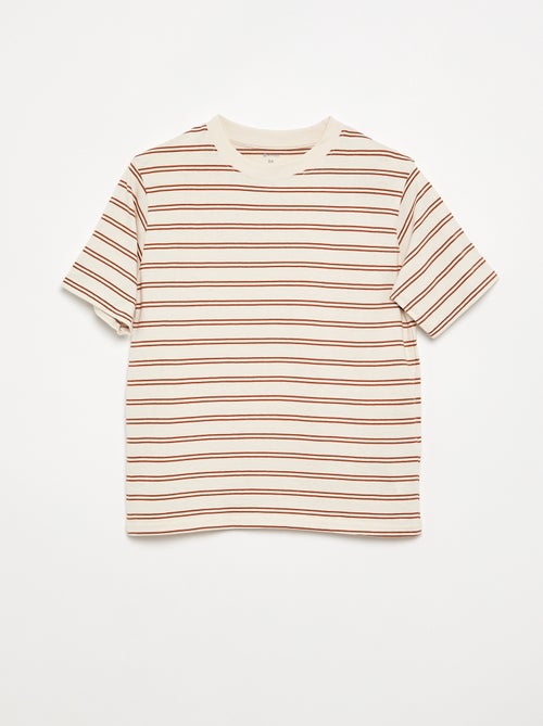 Lot de 2 T-shirts manches courtes imprimés - Kiabi Lot de 2 T-shirts manches courtes imprimés - Kiabi