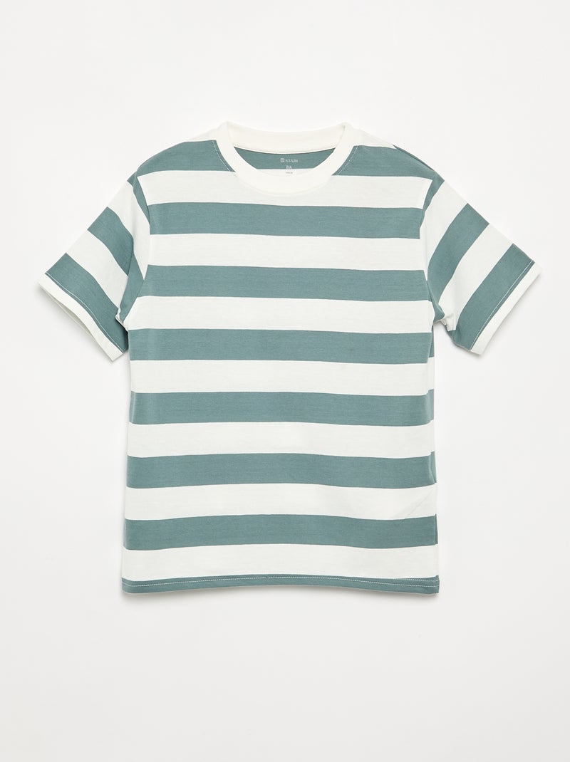 Lot de 2 T-shirts manches courtes imprimés Beige - Kiabi