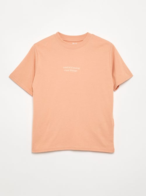Lot de 2 T-shirts manches courtes imprimés - Kiabi Lot de 2 T-shirts manches courtes imprimés - Kiabi